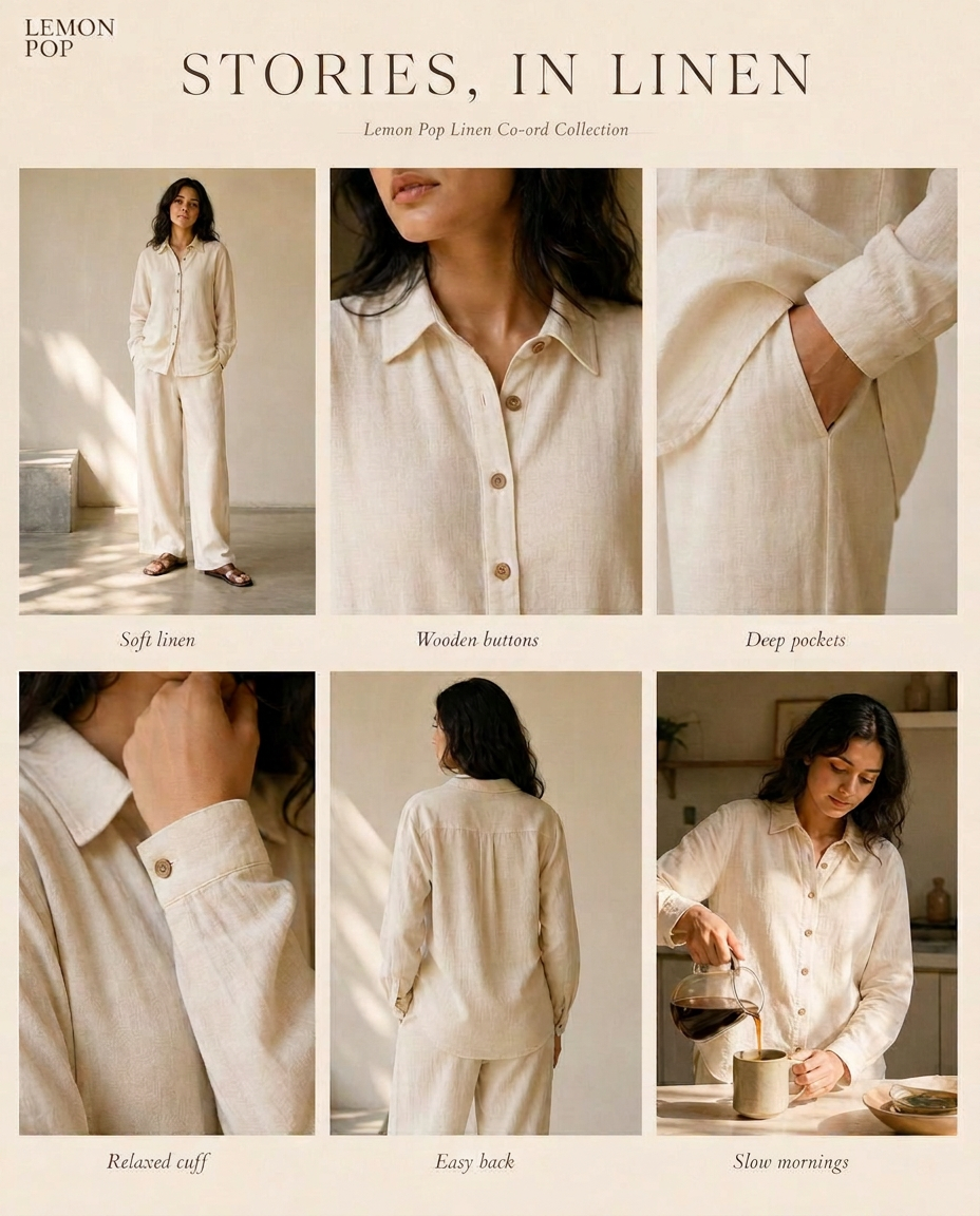 Stories, in linen — Minimal co-ords