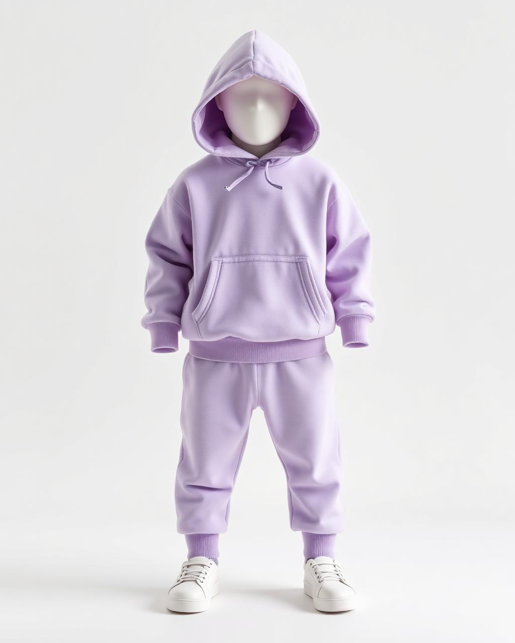 Lilac Cloud Hoodie Set