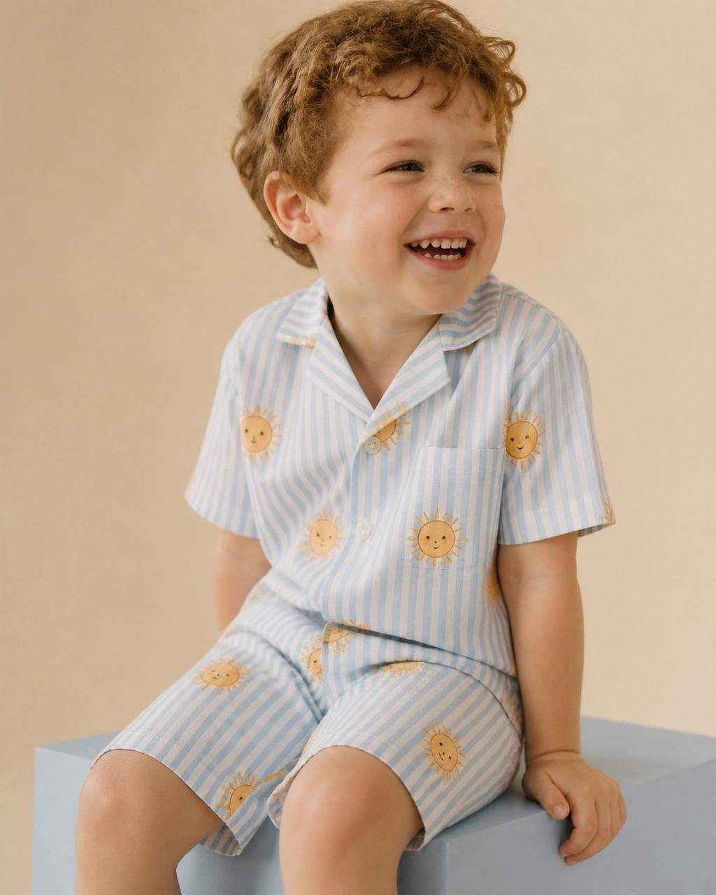 Sunshine PJ Co-ord on model